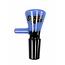 EXOTIC 14MM EXOTIC GLASS BOWL COBALT WITH HANDLE-CC509