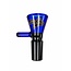 EXOTIC 14MM EXOTIC GLASS BOWL COBALT WITH HANDLE-CC509