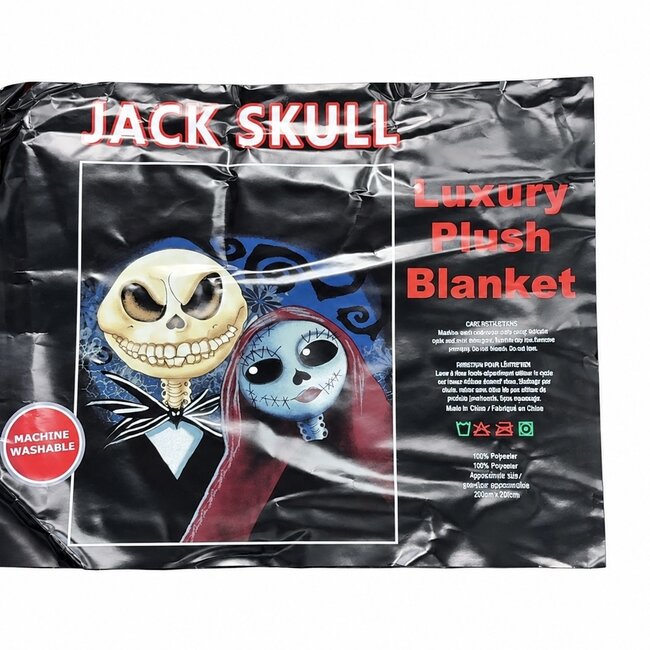 JACK SKULL LUXURY BLANKET QUEEN