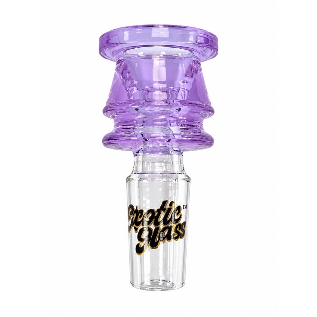EXOTIC 14MM HOURGLASS EXOTIC GLASS BOWL-CC522