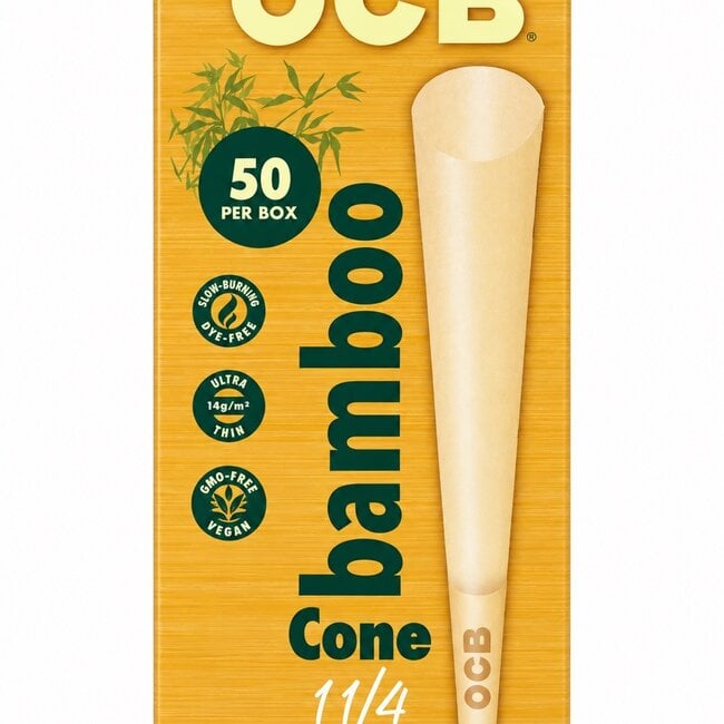 OCB OCB BAMBOO PRE ROLLED CONES MINI TOWER-1-1/4