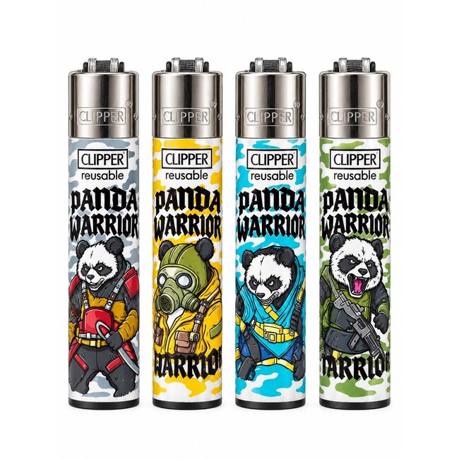 CLIPPER CLIPPER PANDA WARRIORS LIGHTER
