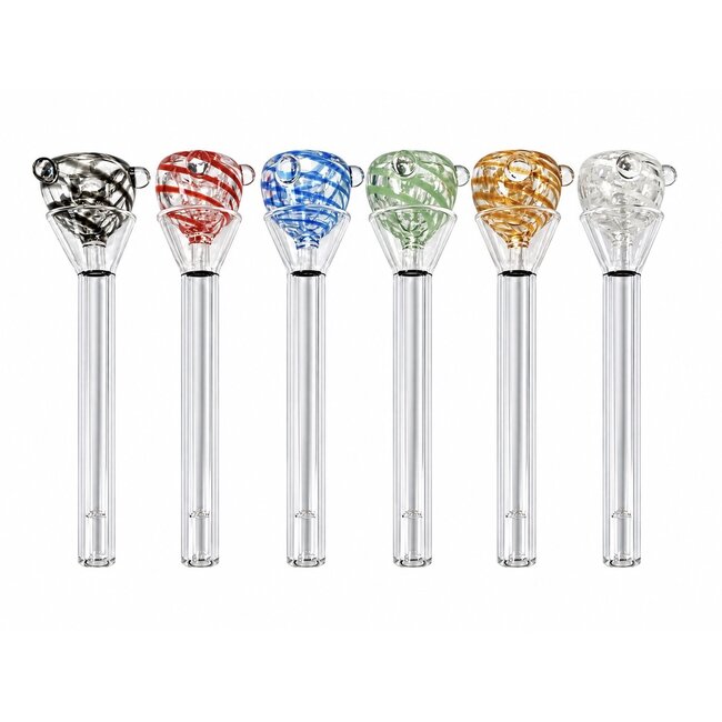 3.3'' GLASS BUBBLE HERB SLIDE & DOWN-STEM SET