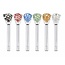 3.3'' GLASS BUBBLE HERB SLIDE & DOWN-STEM SET