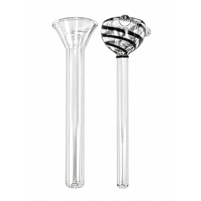 3.3'' GLASS BUBBLE HERB SLIDE & DOWN-STEM SET