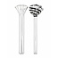 3.3'' GLASS BUBBLE HERB SLIDE & DOWN-STEM SET