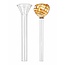 3.3'' GLASS BUBBLE HERB SLIDE & DOWN-STEM SET