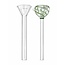 3.3'' GLASS BUBBLE HERB SLIDE & DOWN-STEM SET