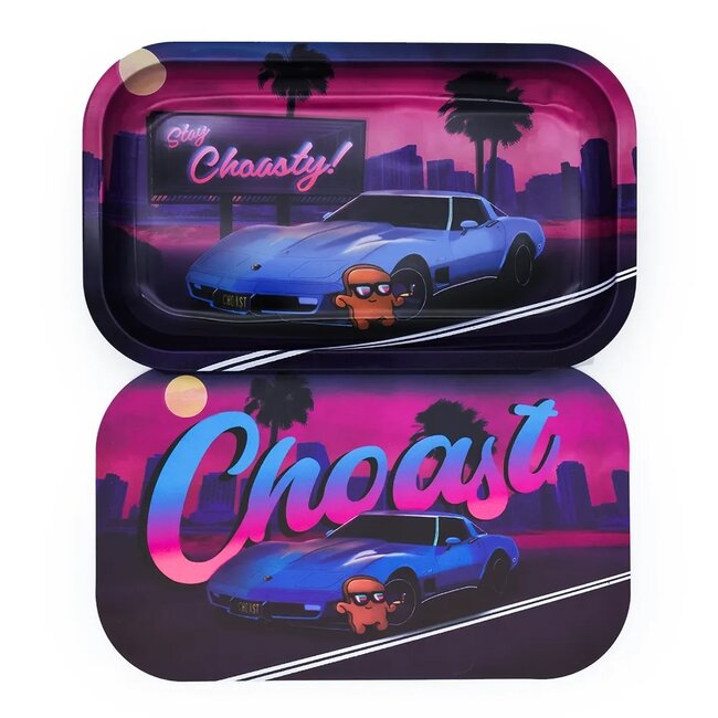 CHOAST MIAMI MEDIUM VICE ROLLING TRAY W/LID