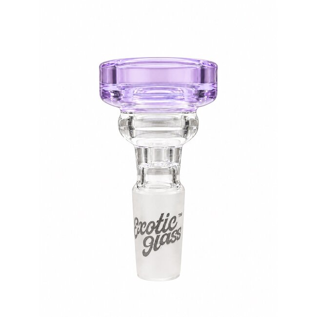 EXOTIC 14MM HALO RIM EXOTIC GLASS BOWL-CC538