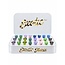 EXOTIC 14MM POINTED POKER EXOTIC GLASS BOWL -CC549
