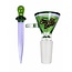 EXOTIC 14MM POINTED POKER EXOTIC GLASS BOWL -CC549