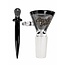 EXOTIC 14MM POINTED POKER EXOTIC GLASS BOWL -CC549