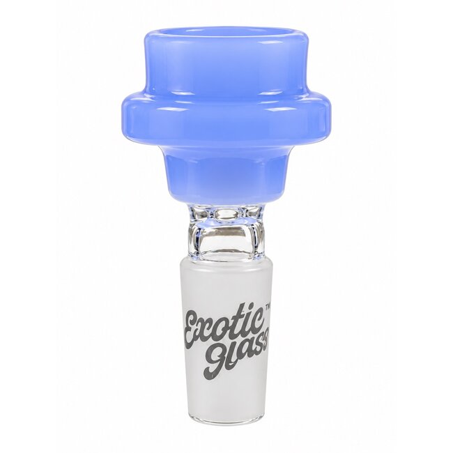 EXOTIC 14MM DOUBEL RING EXOTIC GLASS BOWL-CC529