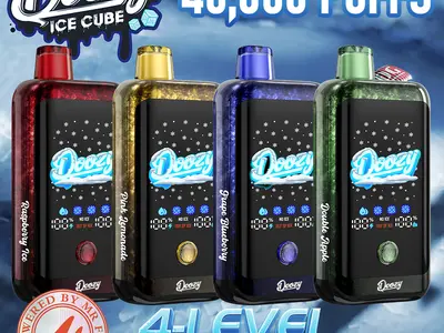 Meet the DOOZY Ice Cube 40K! Explore the 40000 Puff Vape, Adjustable Ice Vape and Exciting Disposable Vape Flavors