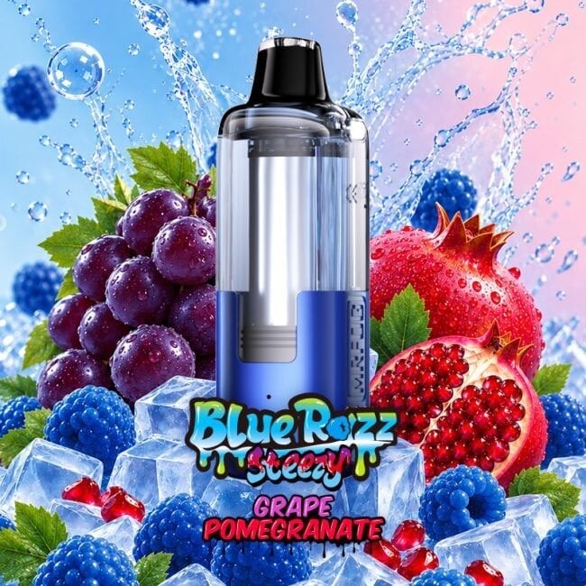 MR FOG MR FOG BLUE RAZZ STEEZY  SWITCH POD PODS 45K
