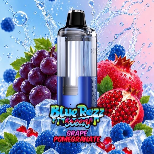 MR FOG MR FOG BLUE RAZZ STEEZY  SWITCH POD PODS 45K