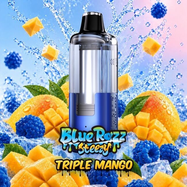 MR FOG MR FOG BLUE RAZZ STEEZY  SWITCH POD PODS 45K