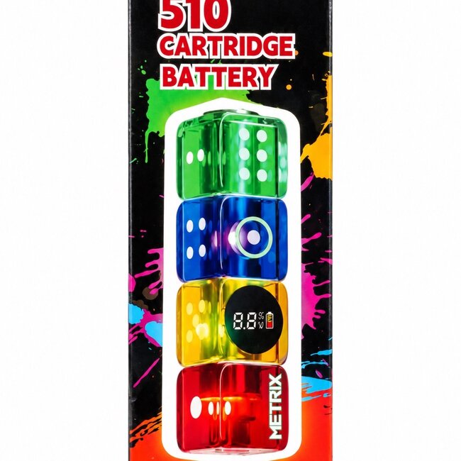 METRIX METRIX GAME ON DICE 510 CARTRIDGE BATTERY 650MAH