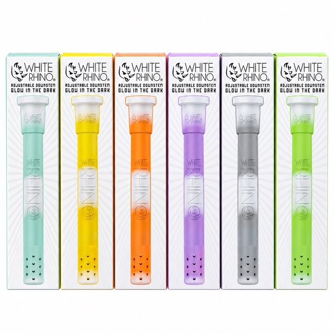 White Rhino WHITE RHINO ADJUSTABLE DOWNSTEM GLOW IN THE DARK