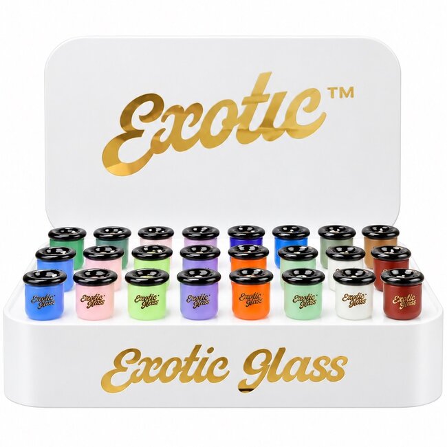 EXOTIC 14MM CANDY POPPER EXOTIC GLASS BOWL-CC516