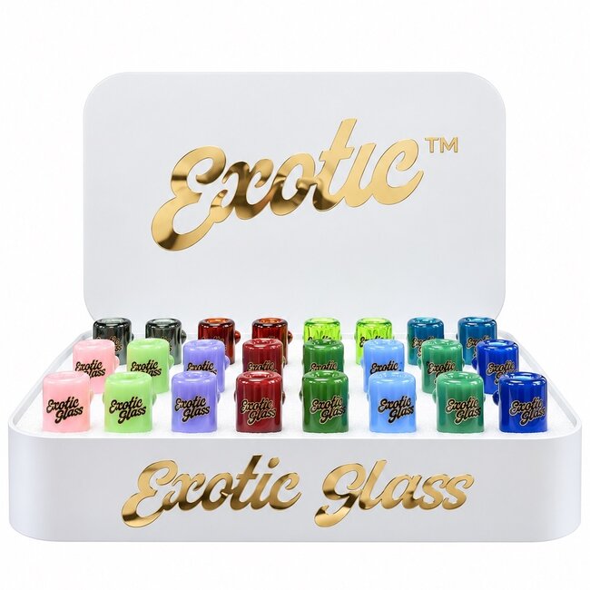 EXOTIC 14MM BUBBLE CROWN EXOTIC GLASS BOWL -CC414