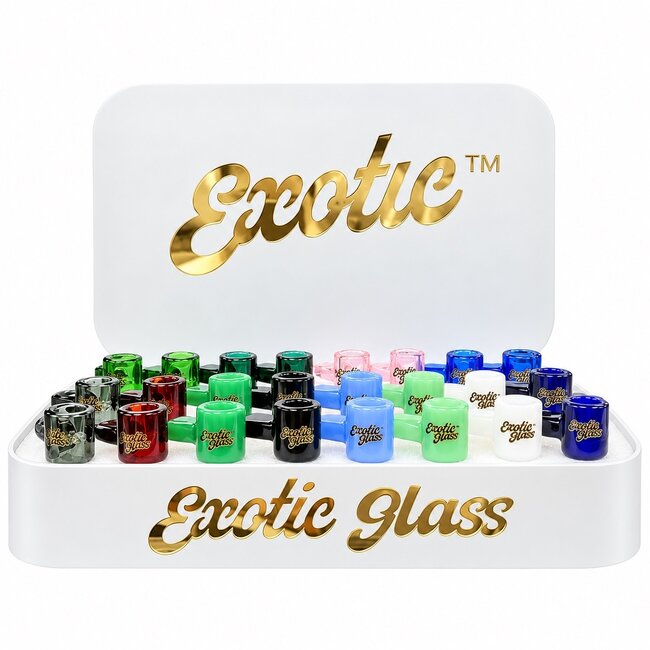 EXOTIC 14MM CUP EXOTIC GLASS BOWL-CC430