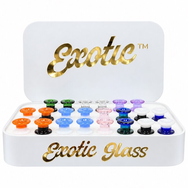 EXOTIC 14MM DUAL RING EXOTIC GLASS BOWL -CC507