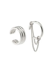 PILGRIM ASYMMETRICAL EAR CUFFS