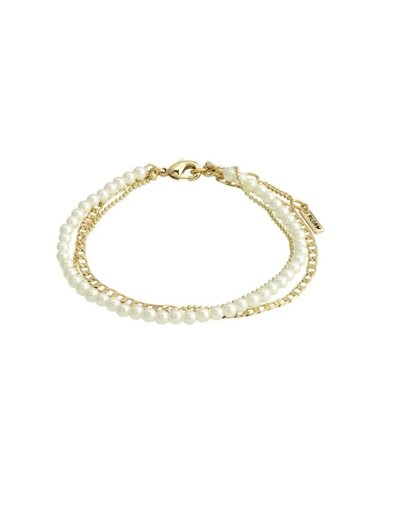 PILGRIM BAKER LAYERED BRACELET