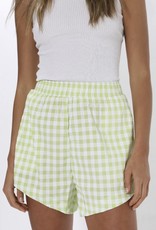 MADISON THE LABEL RICO GINGHAM SHORTS