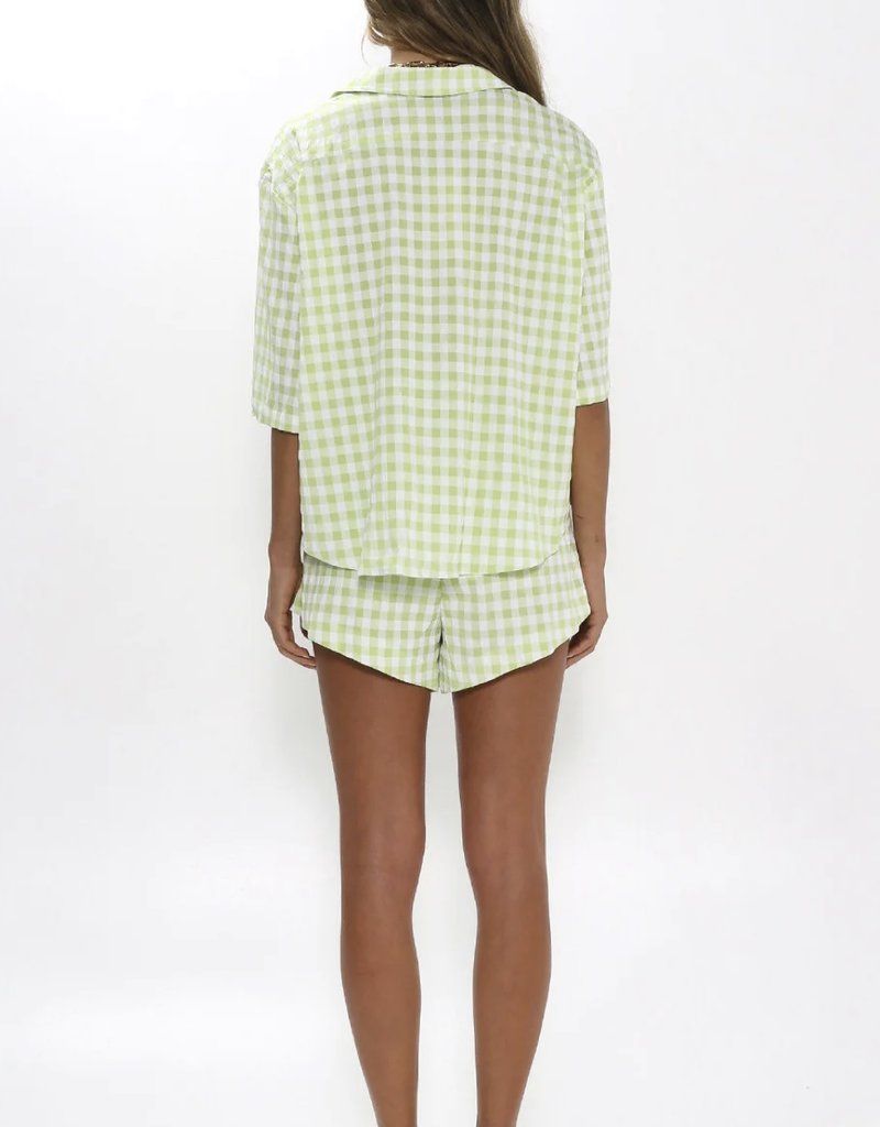 MADISON THE LABEL RICO GINGHAM SHIRT