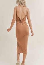 SAGE THE LABEL CINNAMON SPICE MIDI DRESS