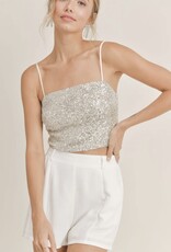 SADIE AND SAGE DISCO INFERNO SEQUIN CAMI