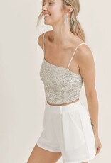 SADIE AND SAGE DISCO INFERNO SEQUIN CAMI