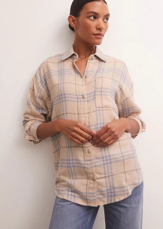 ZSUPPLY RIVER PLAID BUTTON UP