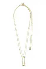 PILGRIM PACE 2-IN-1 SAFETY PIN NECKLACE
