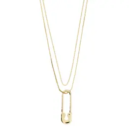 PILGRIM PACE 2-IN-1 SAFETY PIN NECKLACE