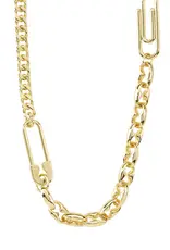PILGRIM PACE CHAIN SAFETY PIN NECKLACE