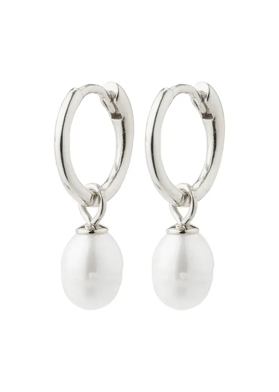 PILGRIM BERTHE PEARL HOOPS