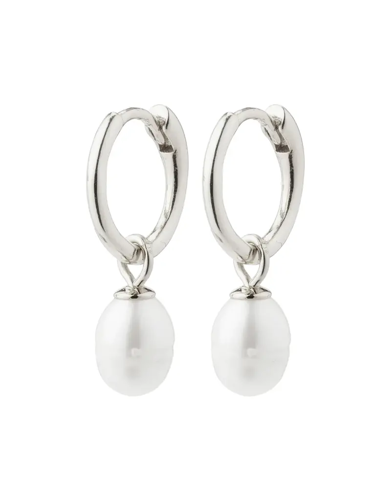 PILGRIM BERTHE PEARL HOOPS