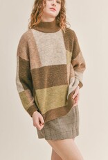 SADIE AND SAGE FOREST WALK TURTLENECK