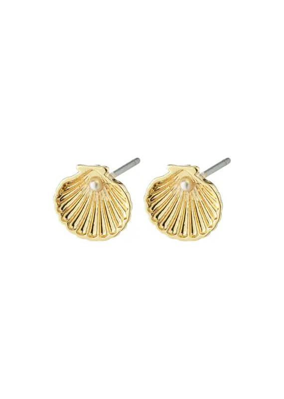 PILGRIM OPAL SEASHELL STUDS