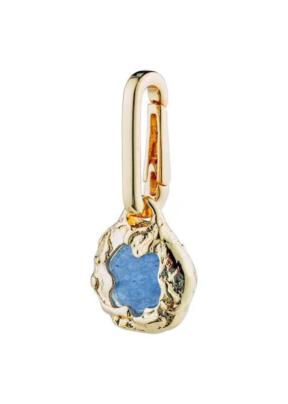 PILGRIM BLUE CHARM PENDANT