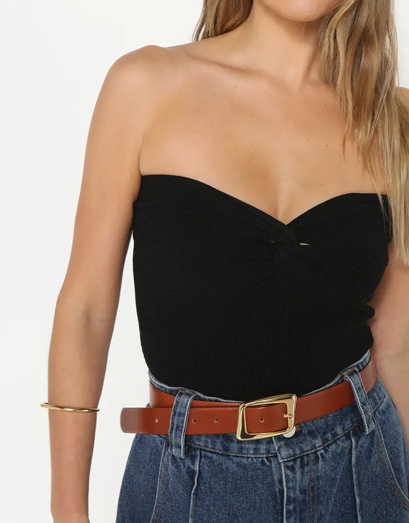 MADISON THE LABEL MAE KNIT TOP