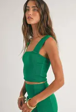 SAGE THE LABEL CACTI CROP TOP