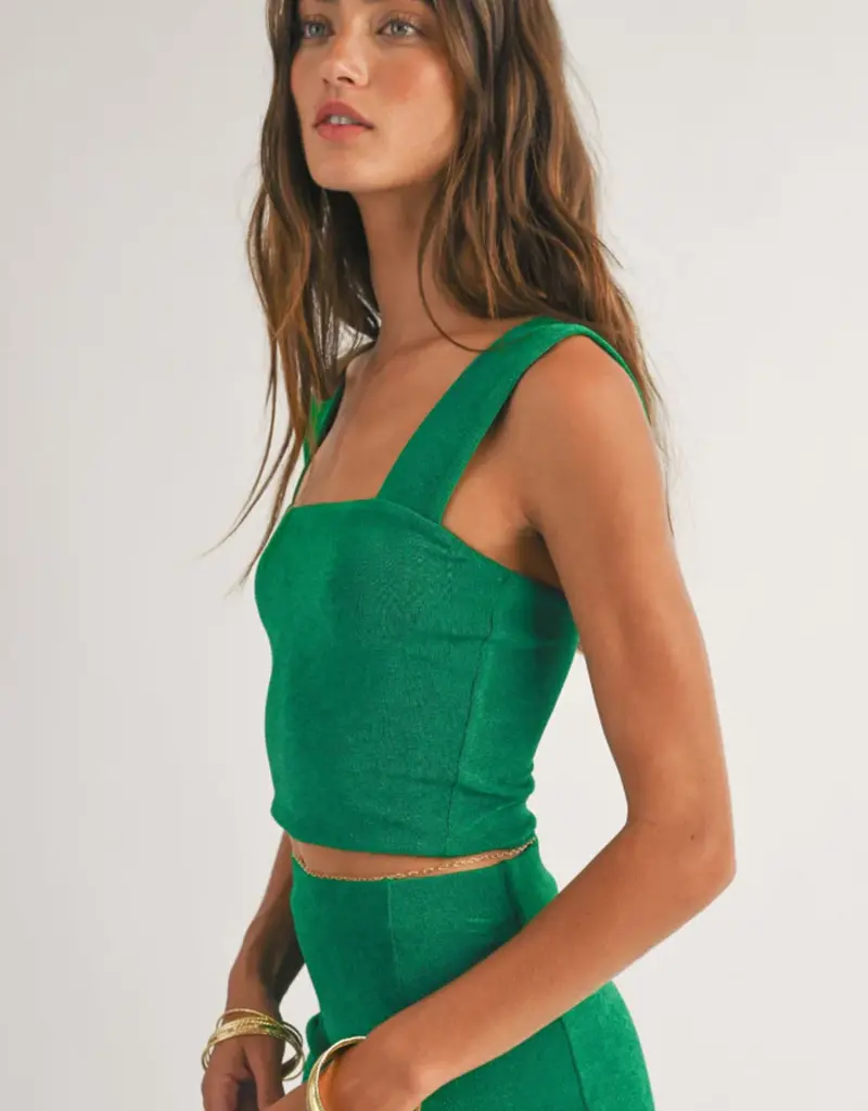SAGE THE LABEL CACTI CROP TOP