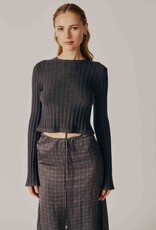 DELUC BUDDLEIA CROP SWEATER