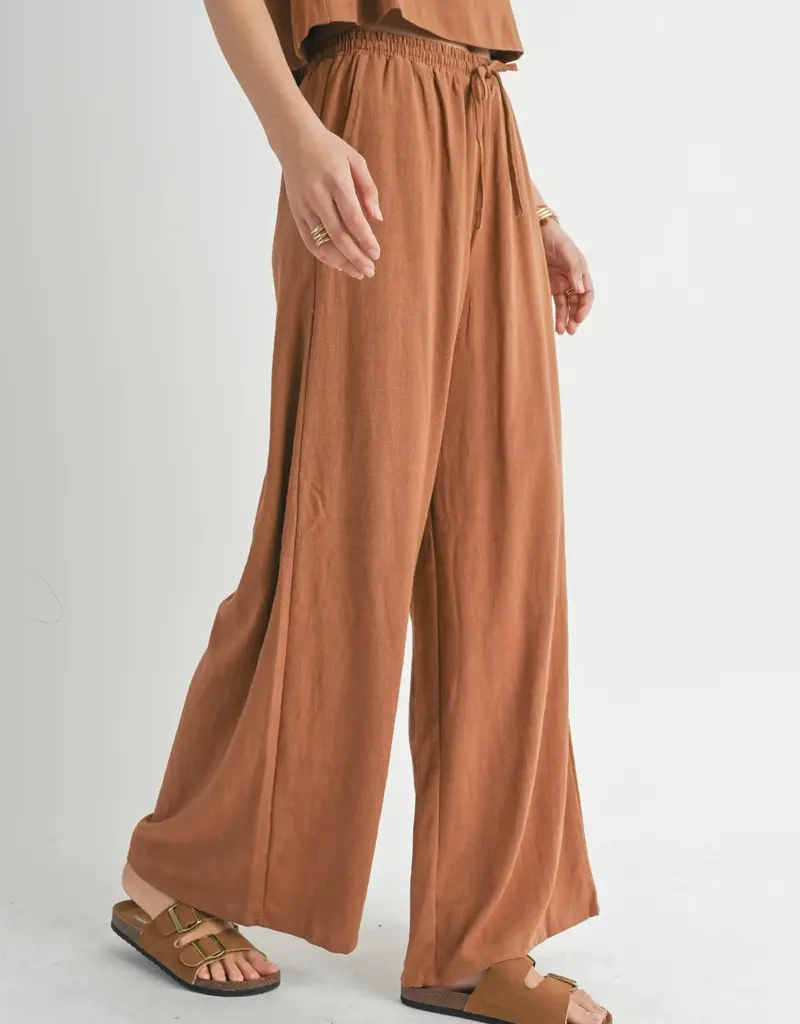 SADIE AND SAGE SUGARLOAF LINEN PANTS