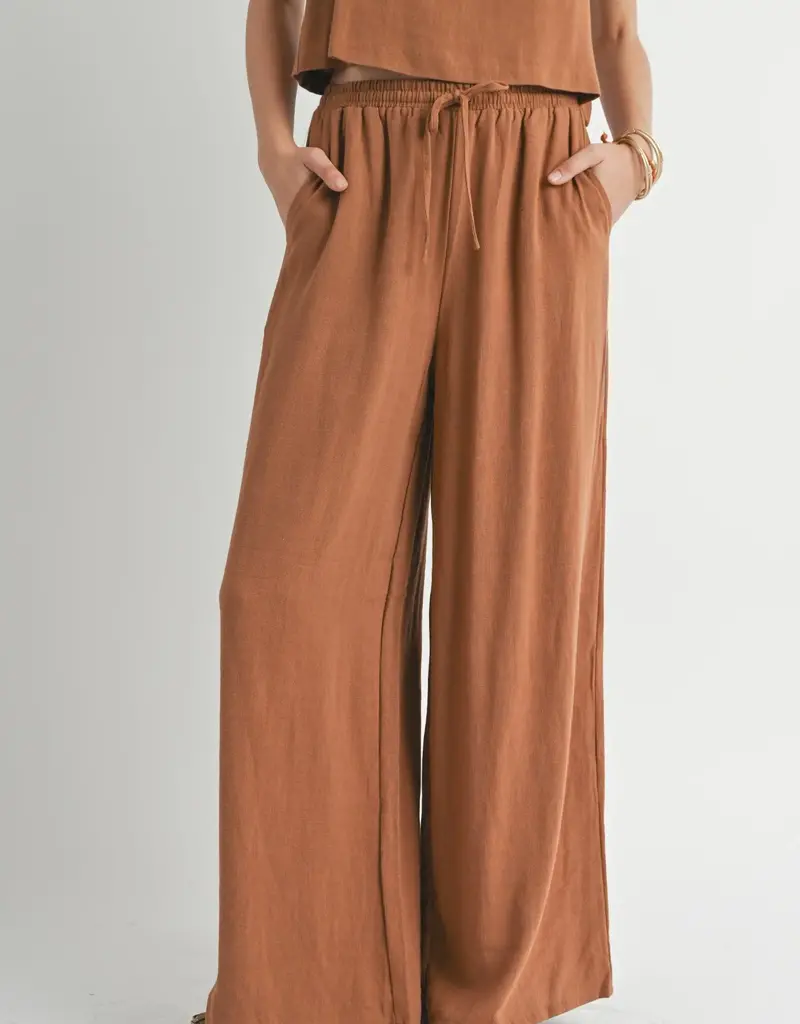 SADIE AND SAGE SUGARLOAF LINEN PANTS